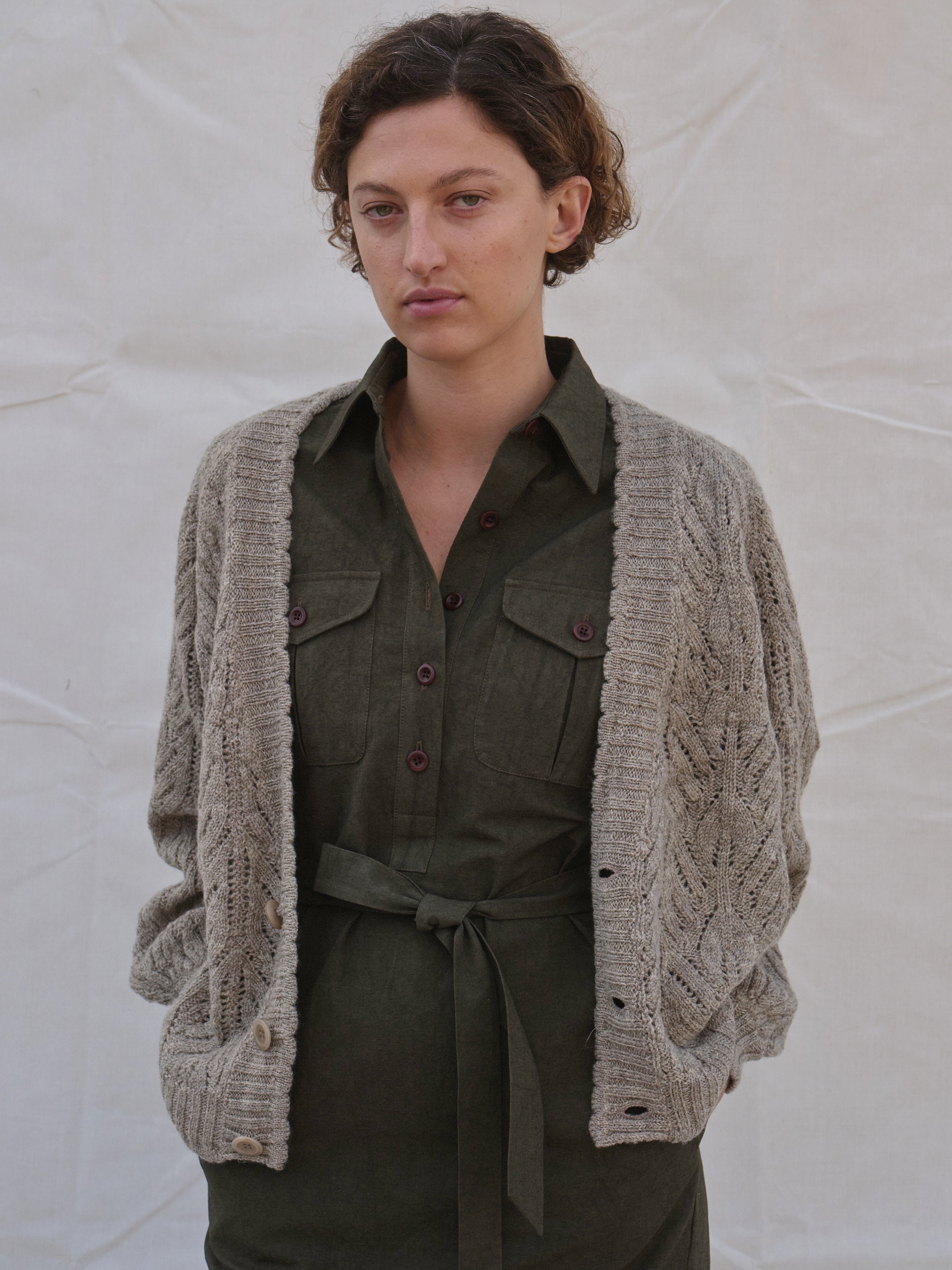 Wyre Cardigan in Mist