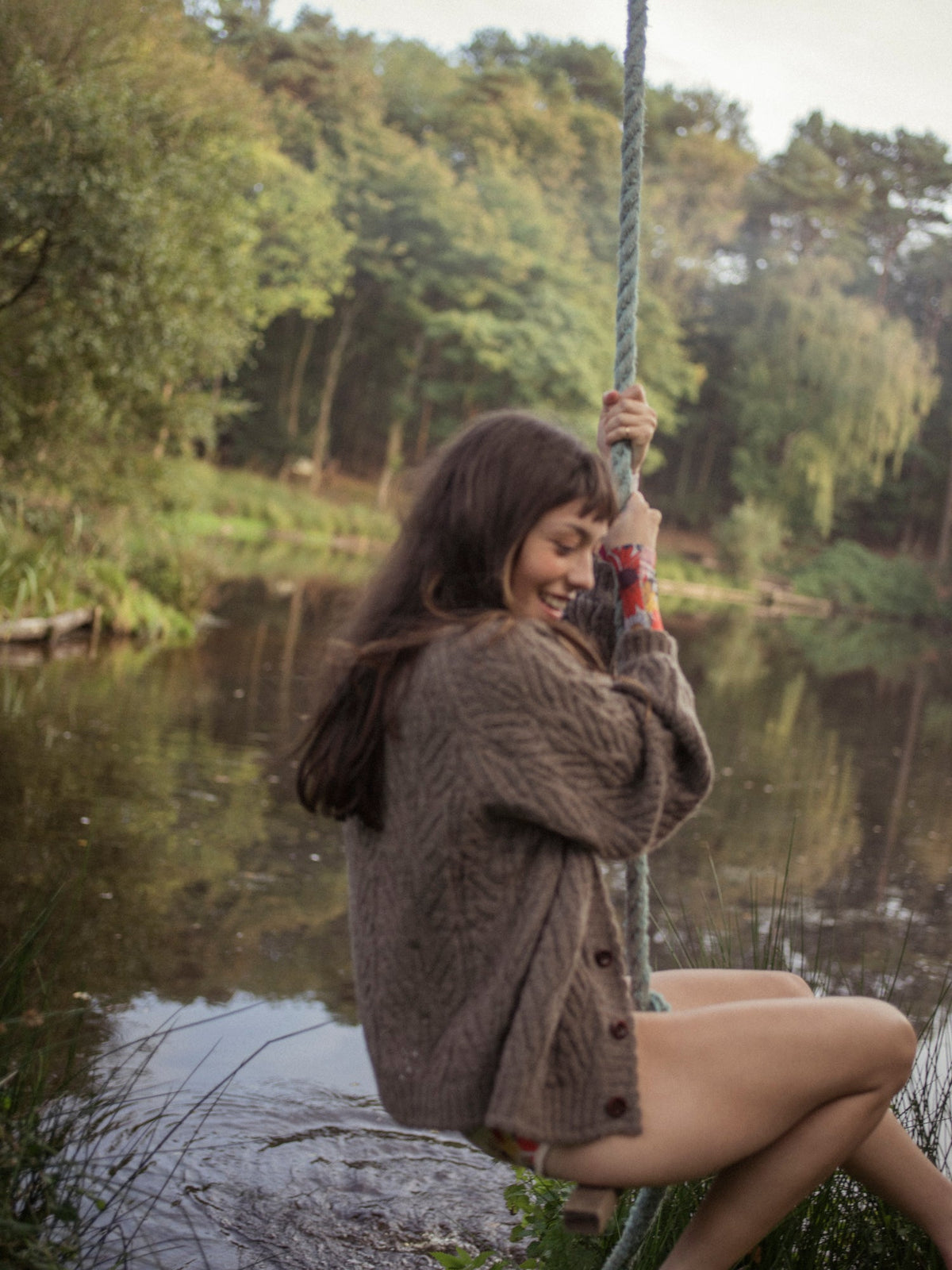 Wyre Cardigan in Loam