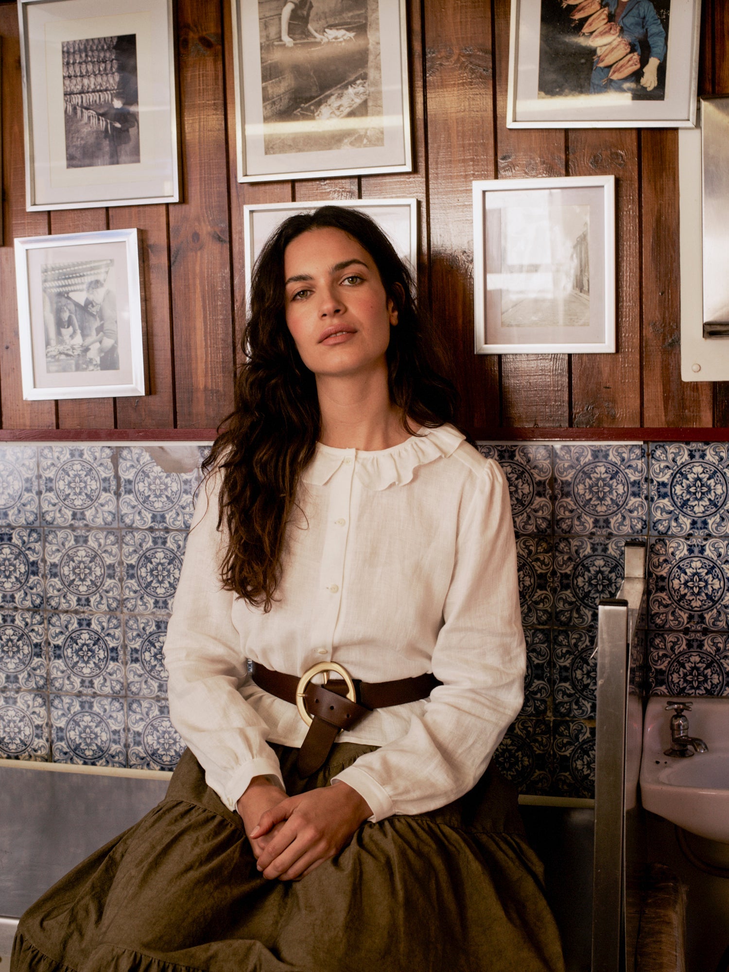 Bess Blouse in Pearl