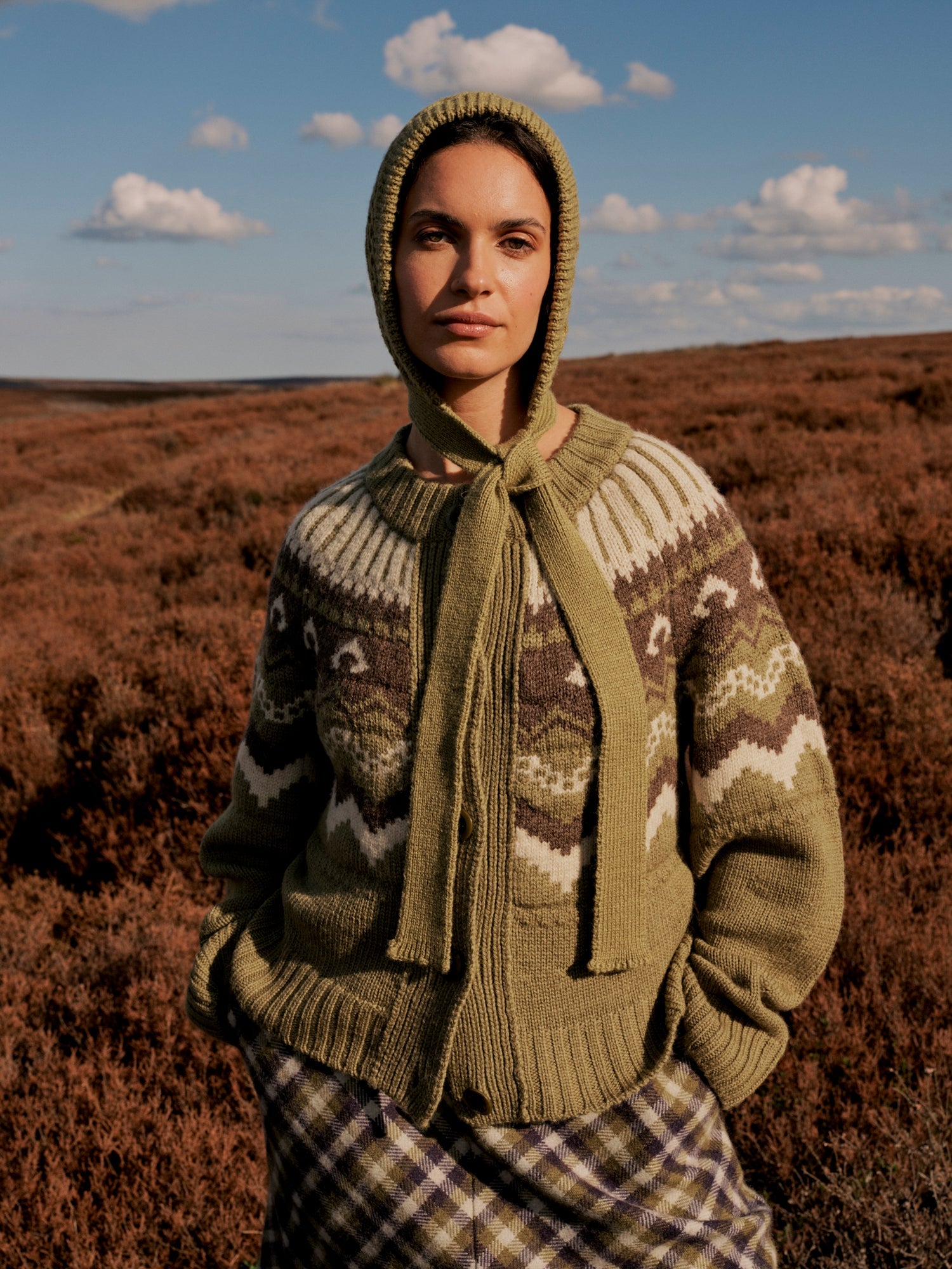 Whitby Bonnet in Moss