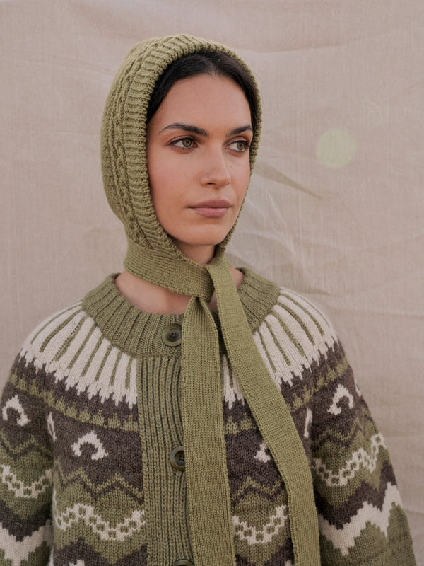 Whitby Bonnet in Moss