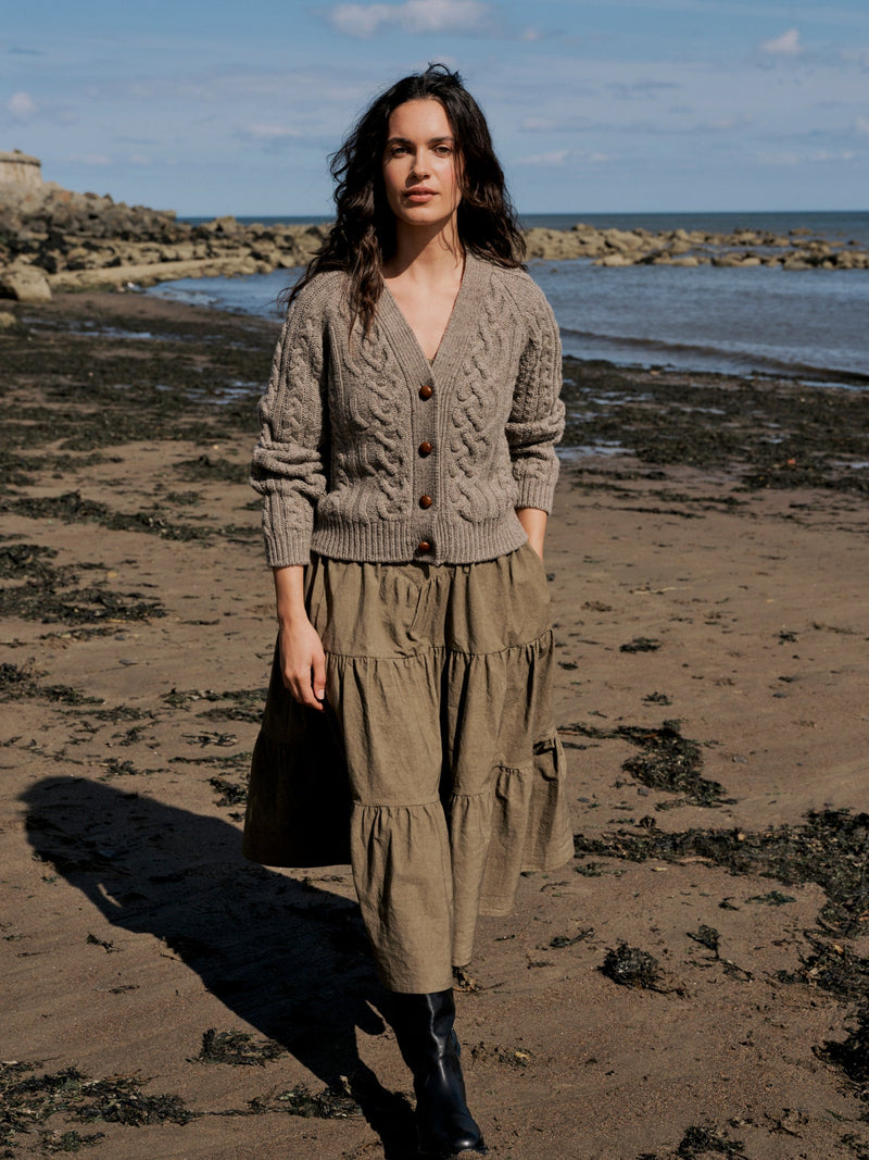 Whitby Cardigan in Slate