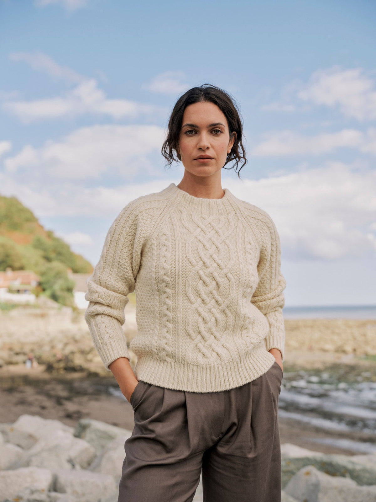 Whitby Jumper in Ecru
