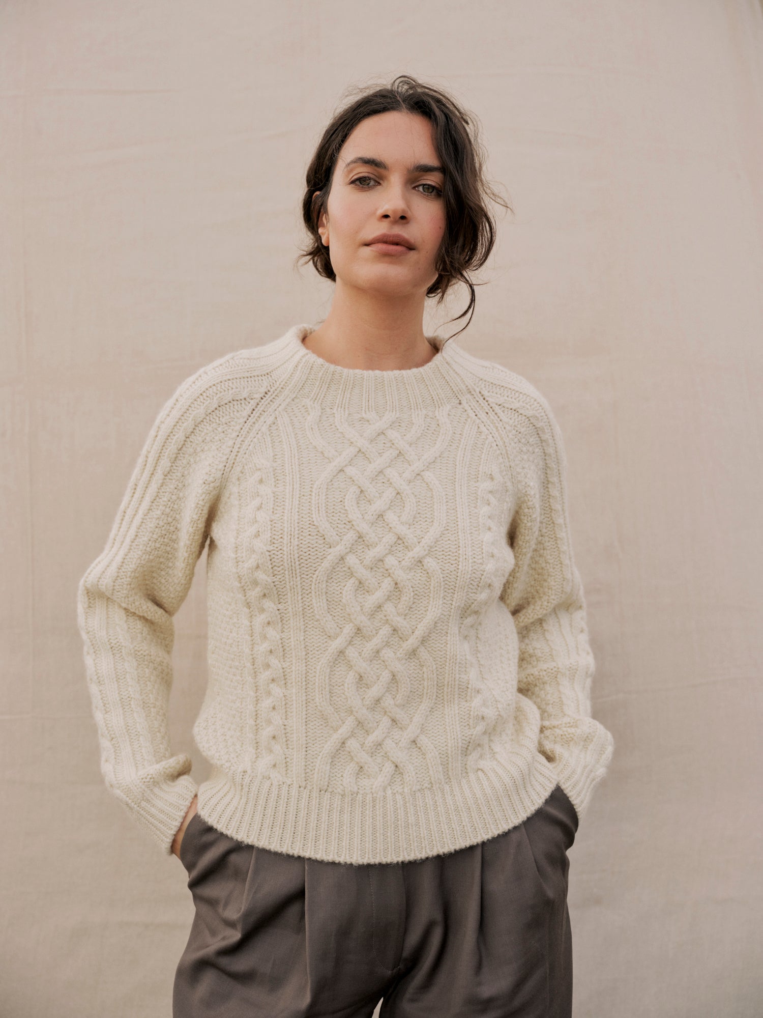 Whitby Jumper in Ecru