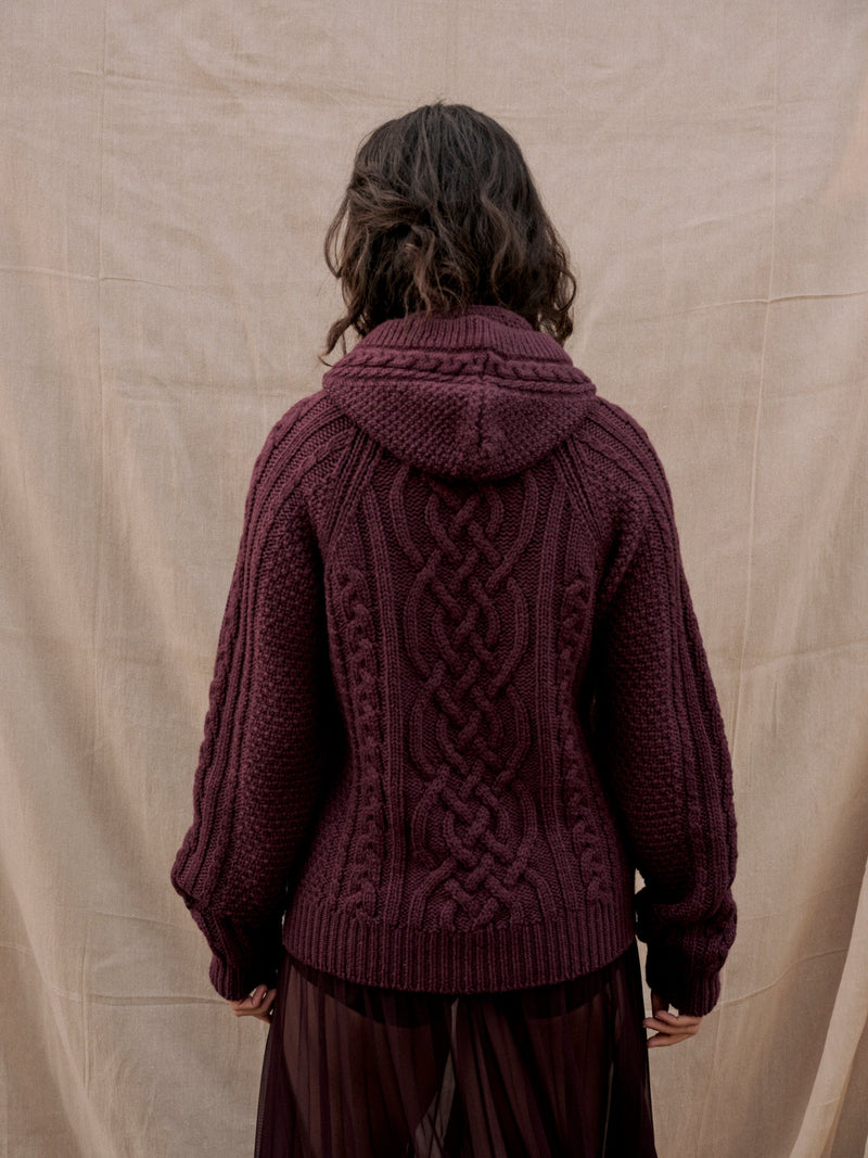 Whitby Jumper in Plum