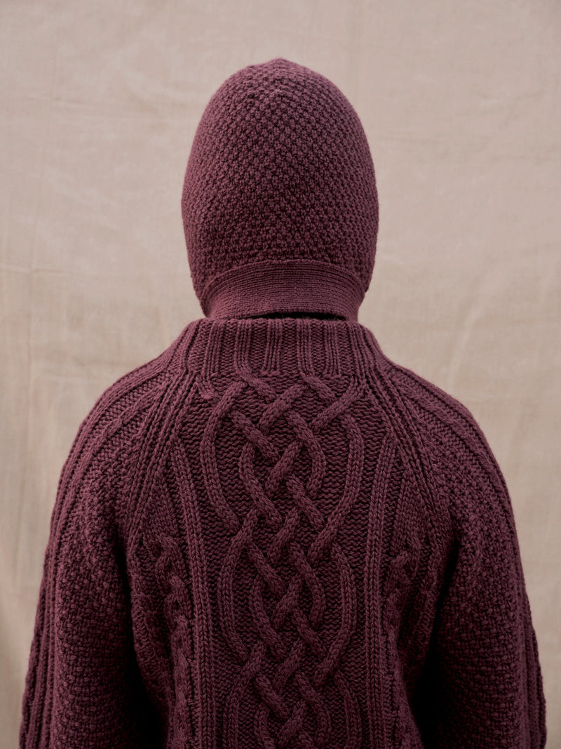 Whitby Bonnet in Plum