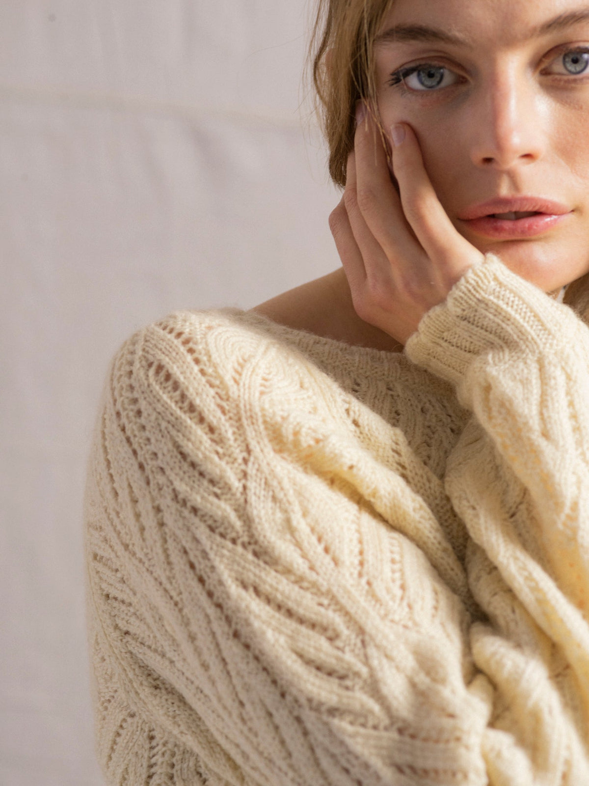 Wyre Jumper in Ecru