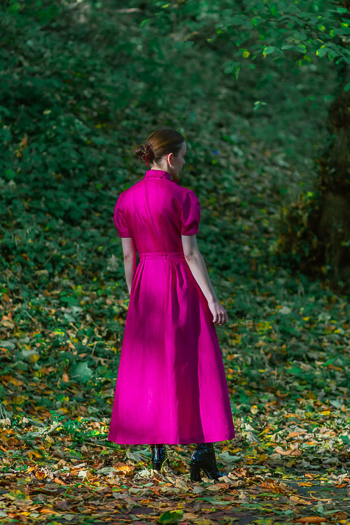 Fuchsia pink princess dress