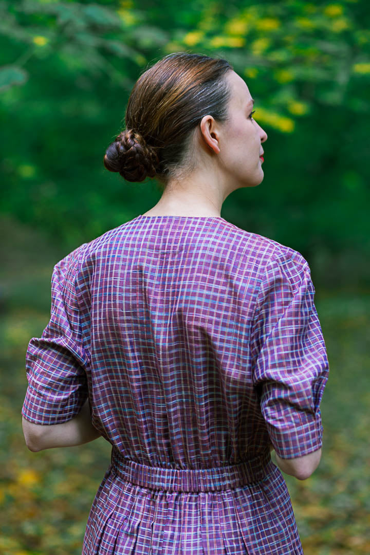 Scottish check dress