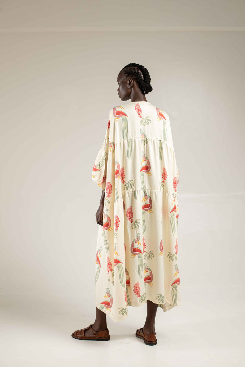 Hornbill print Maxi