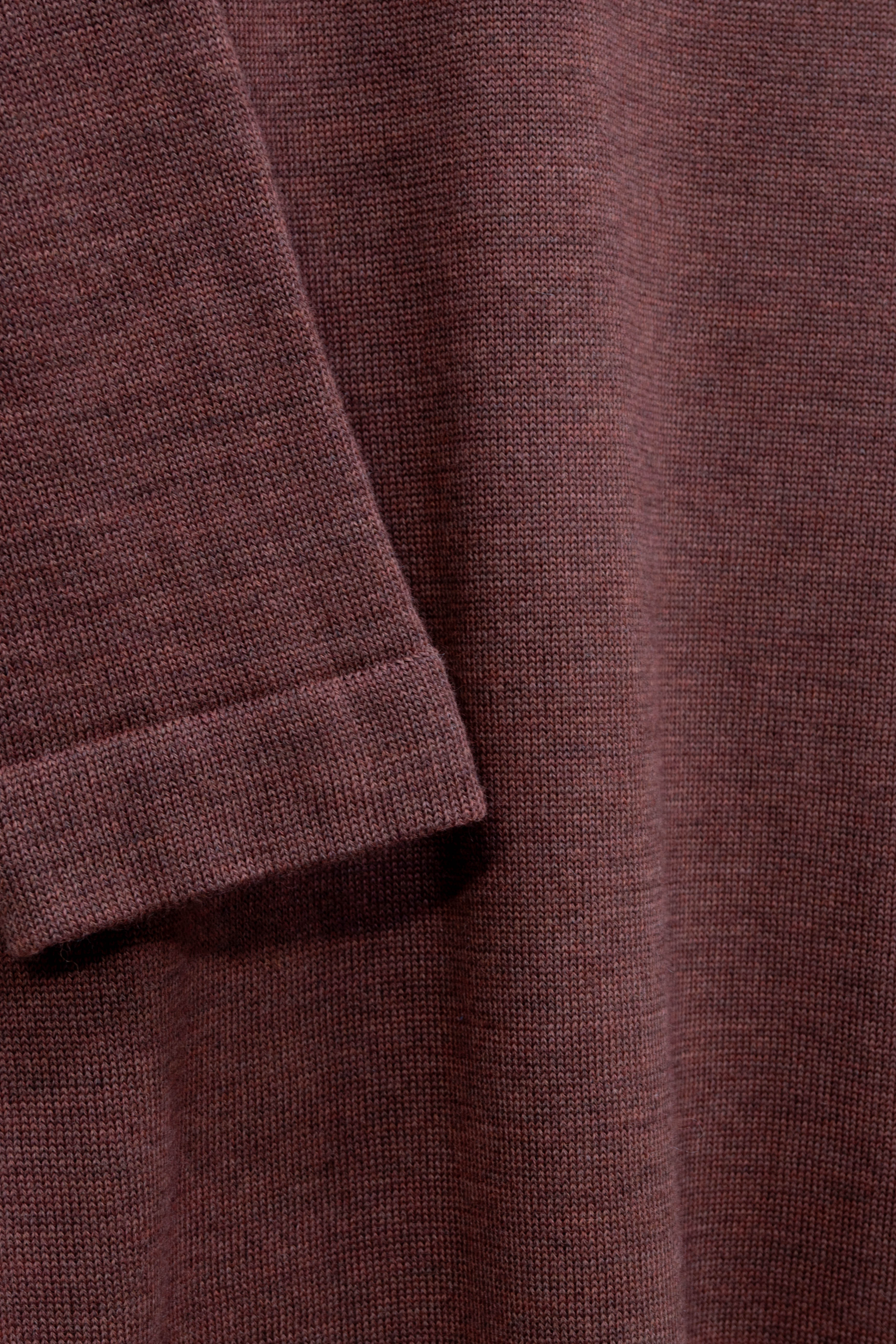 The Seasgair Naturally Dyed Merino Wool Maxi Dress in Heather