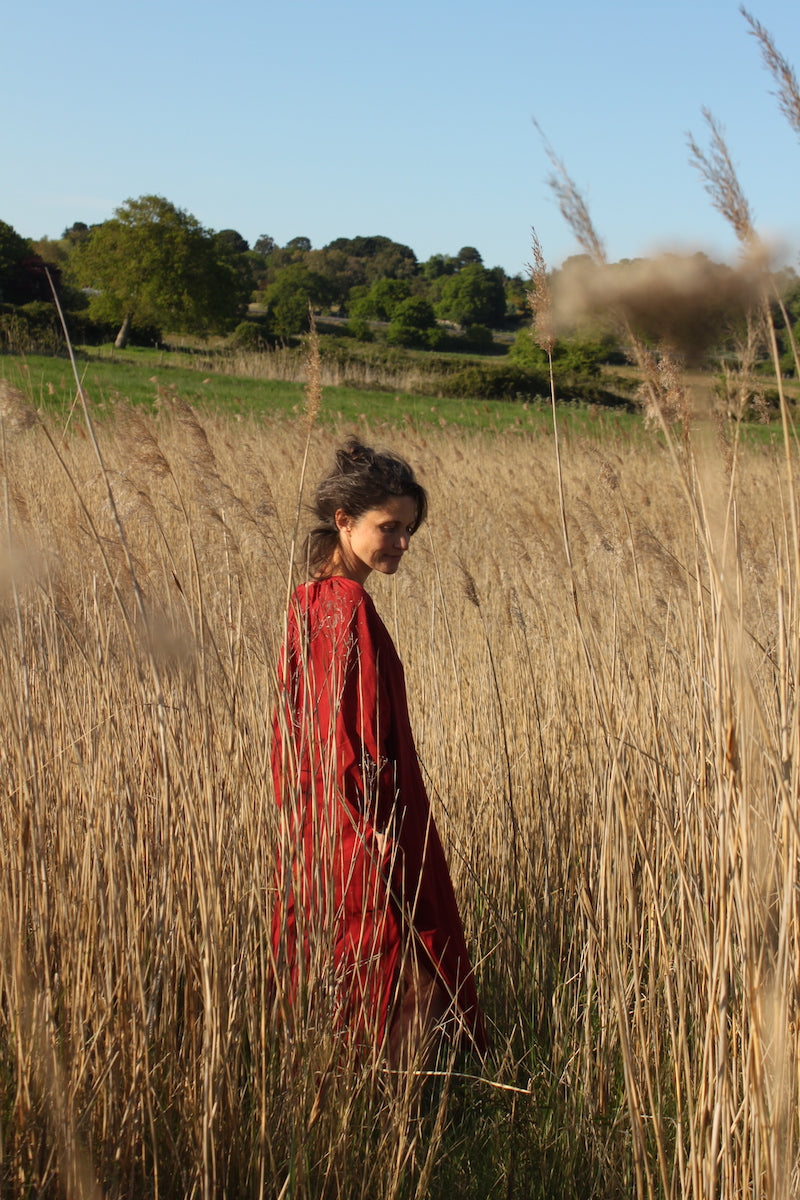 Grace Dress in red earth