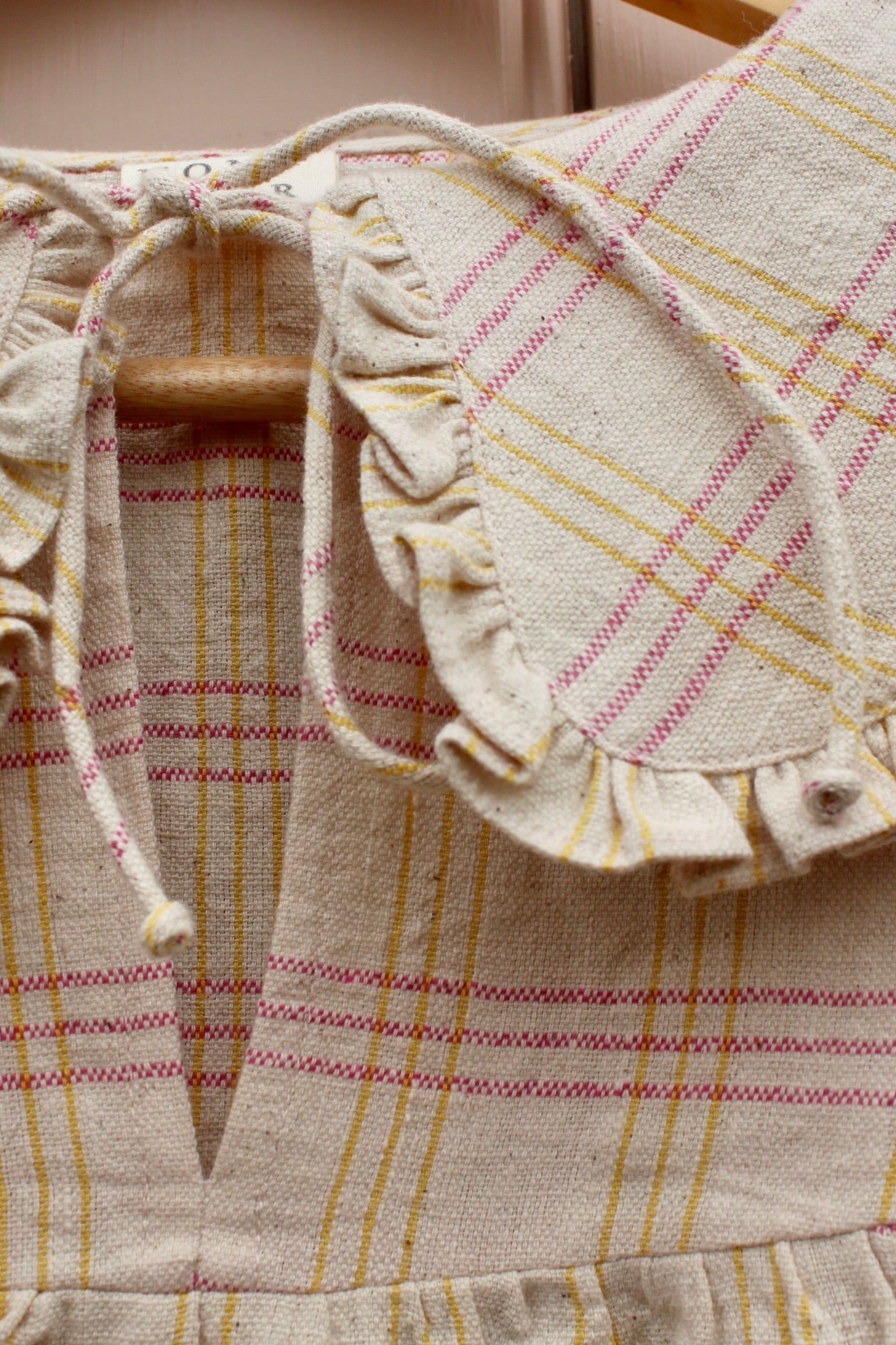 Luchia Smock (yellow over pink)