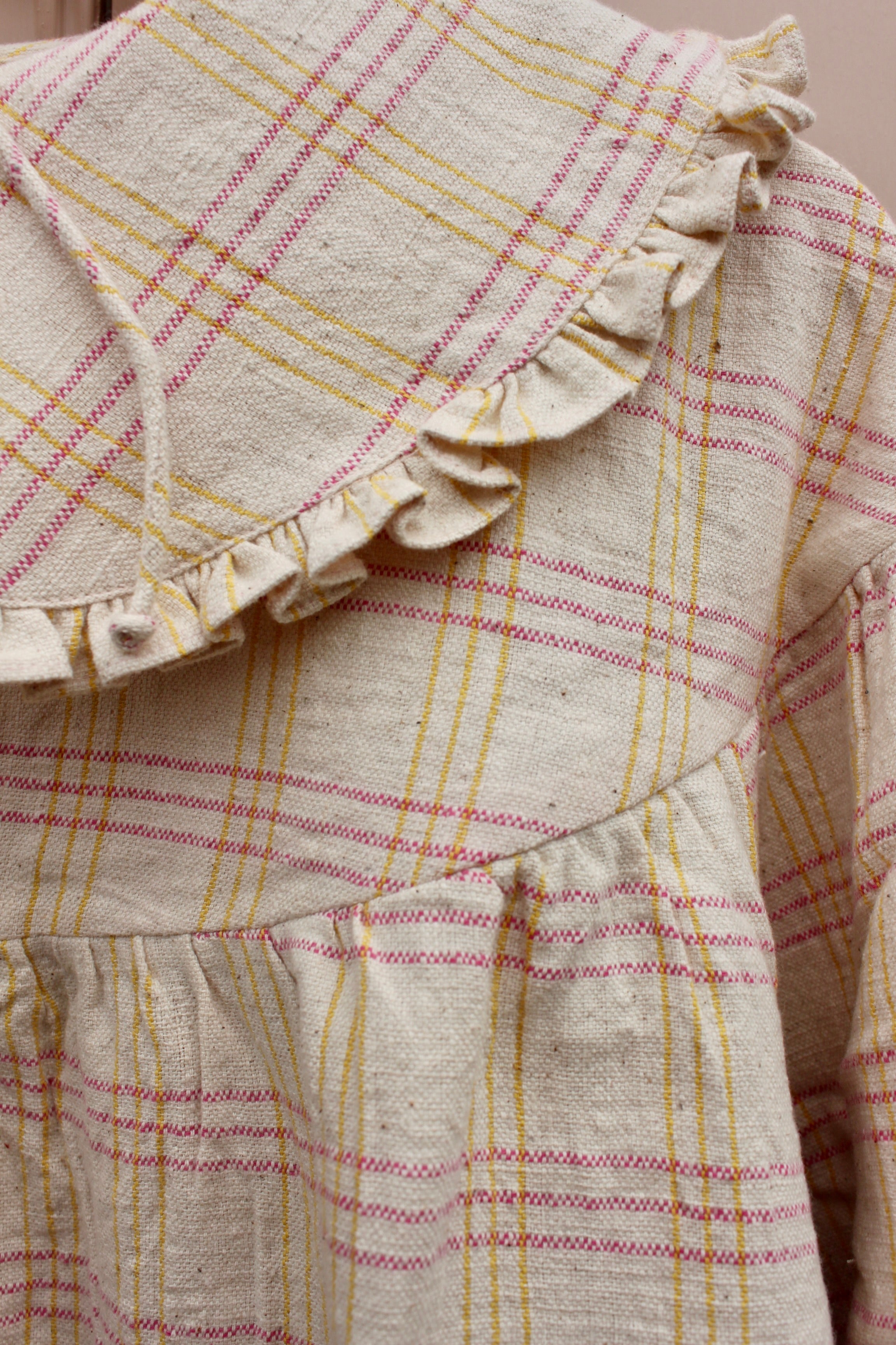 Luchia Smock (yellow over pink)