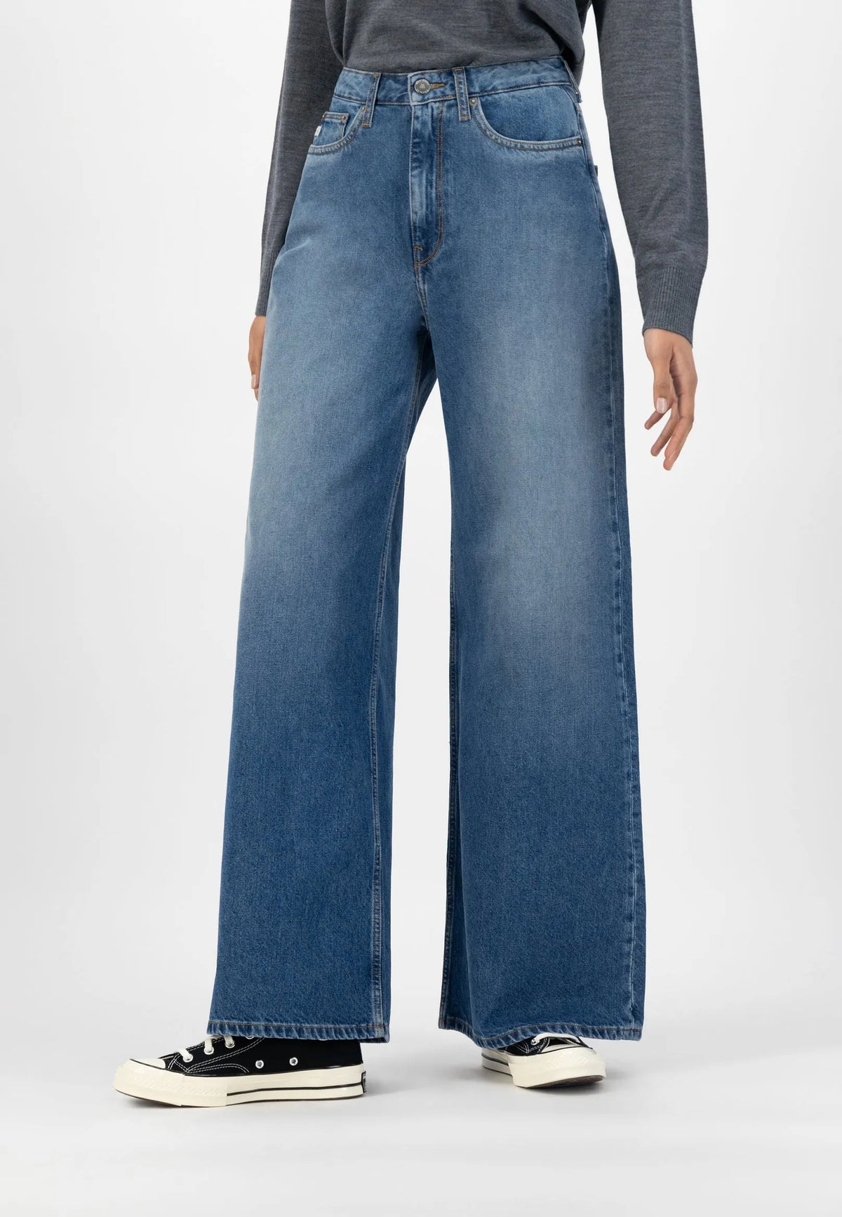 Wyde Sara Jeans – Medium Stone