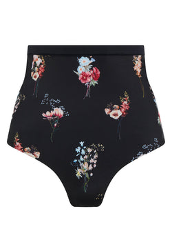 Elna High-Waist Bikini Bottoms Black