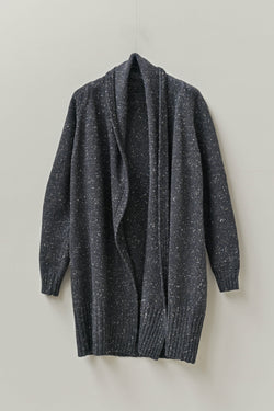 The Kent Donegal Cardigan in Charcoal