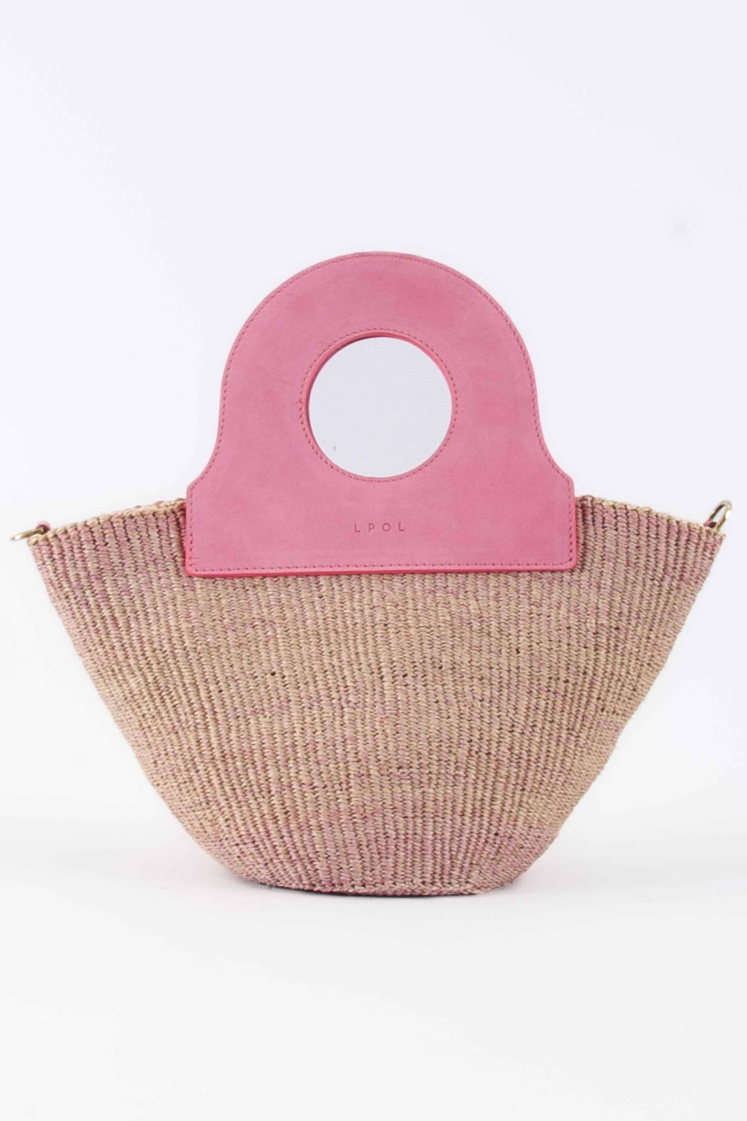 Handheld Basket Rose Pink