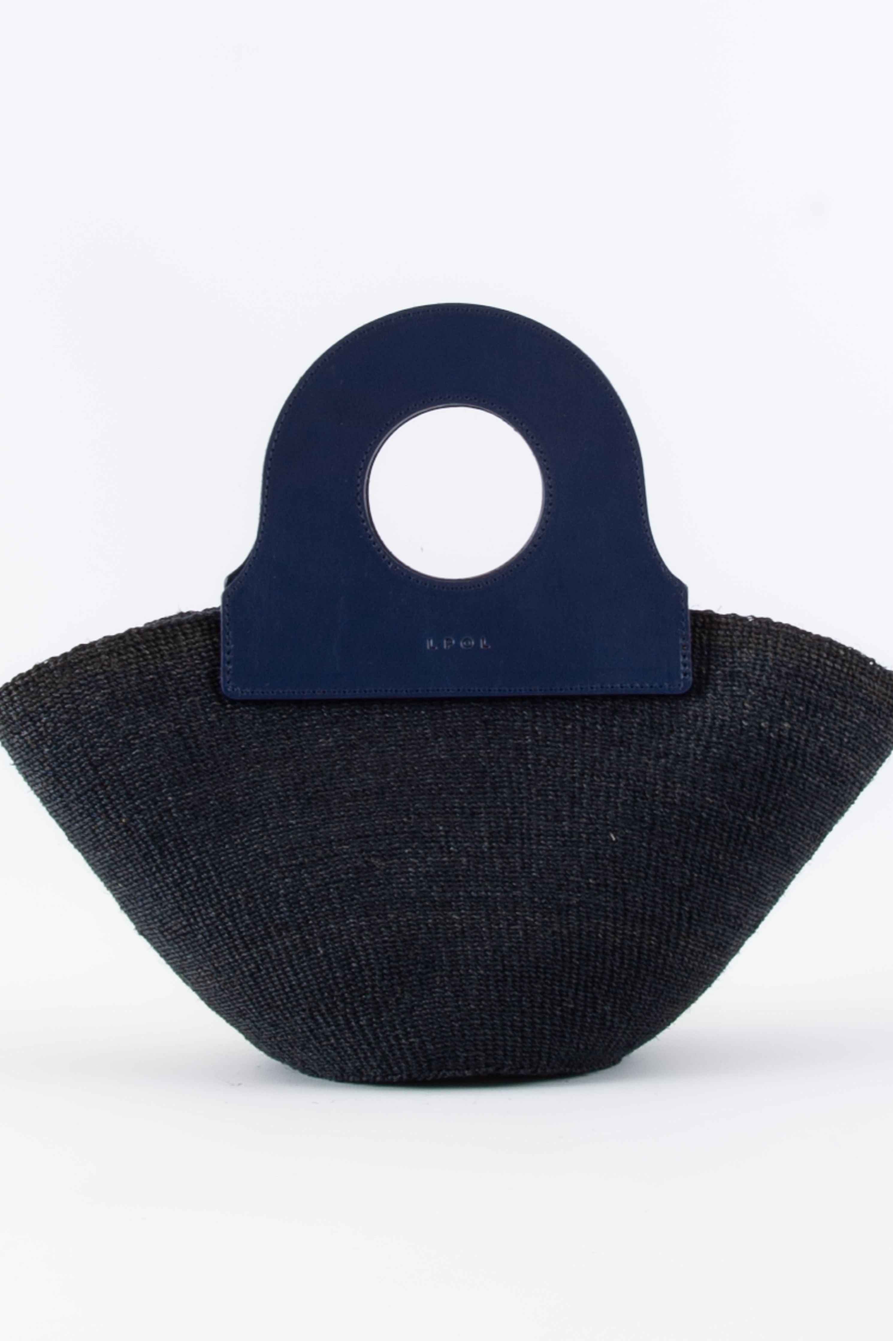 Handheld Basket Black & Navy