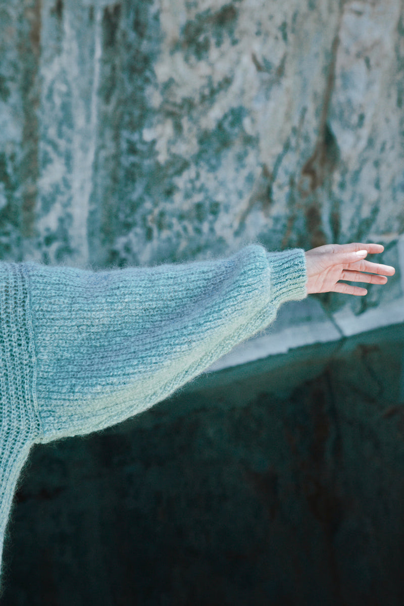 LUCIE Mohair Sweater by Marion Graux x L'Envers - Ice Blue