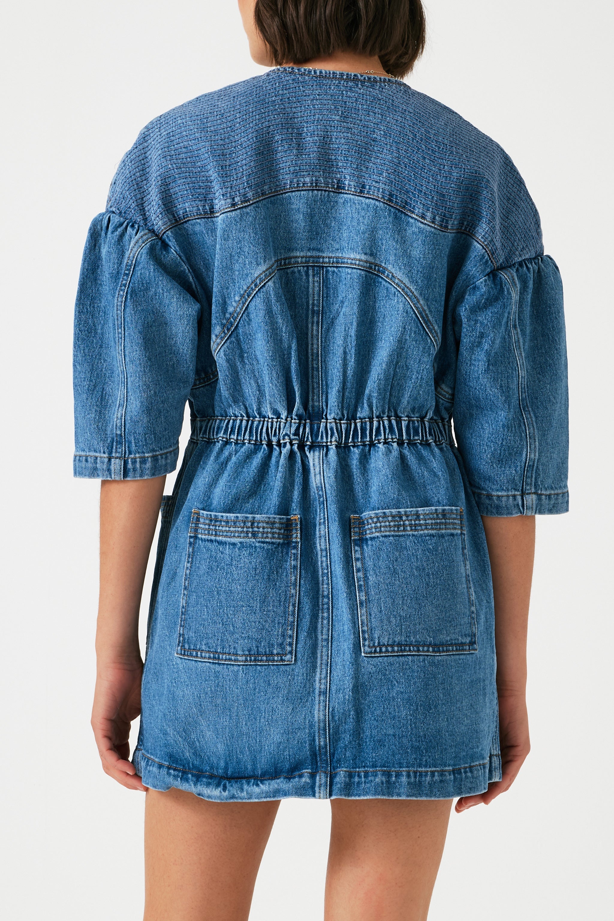 Zaha Mini Dress in Rodeo - seventy + mochi