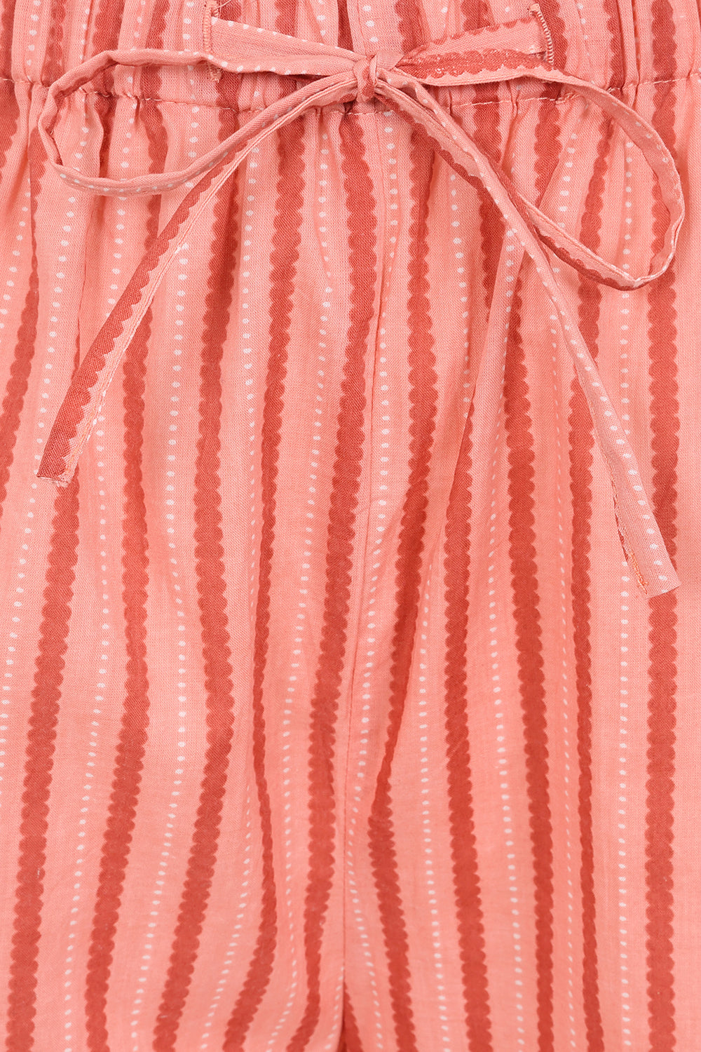 Pink Stripe Long Pyjama Set