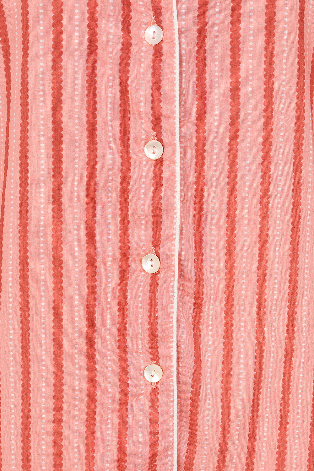 Pink Stripe Long Pyjama Set