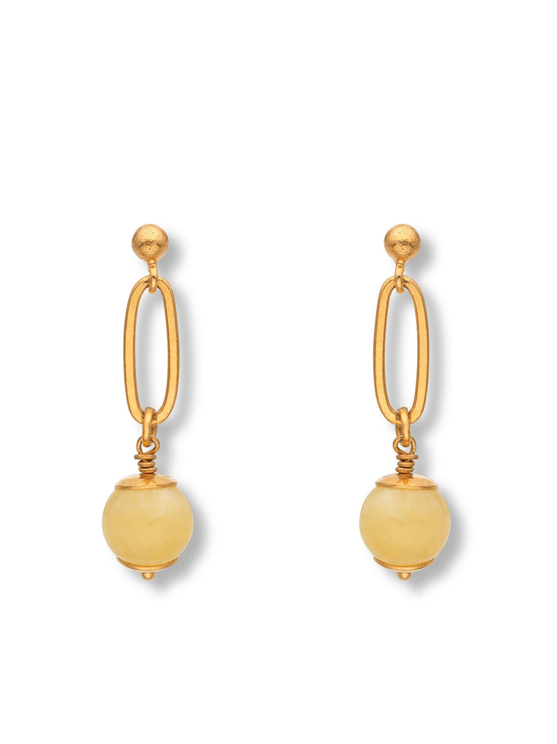 Honey Calcite Earrings