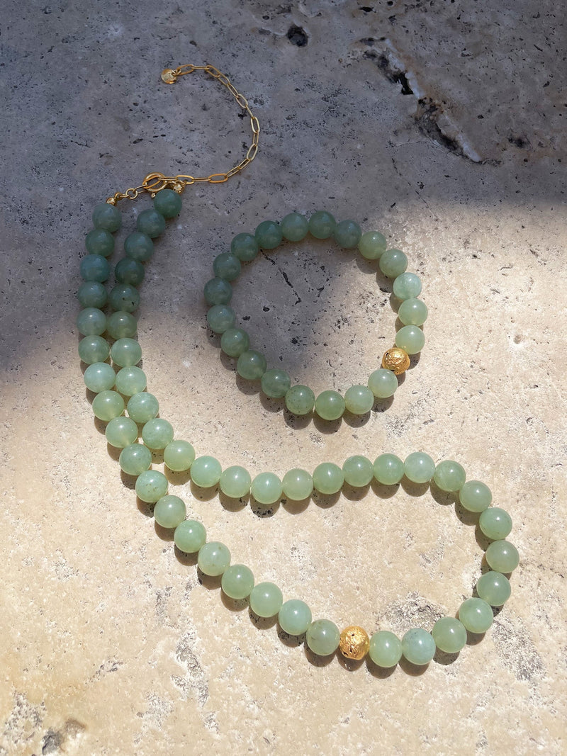 Jade Forest Green Necklace