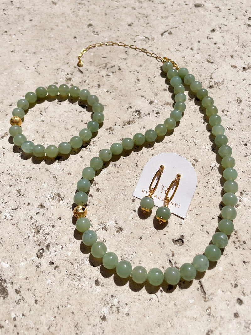 Jade Forest Green Necklace