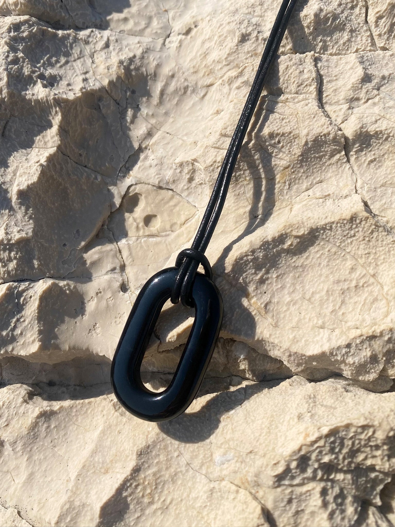 Stone Loop Necklace