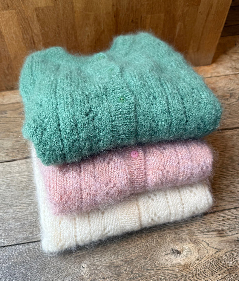 PRE-ORDER: Pointelle Knit Vest - Pistachio Green