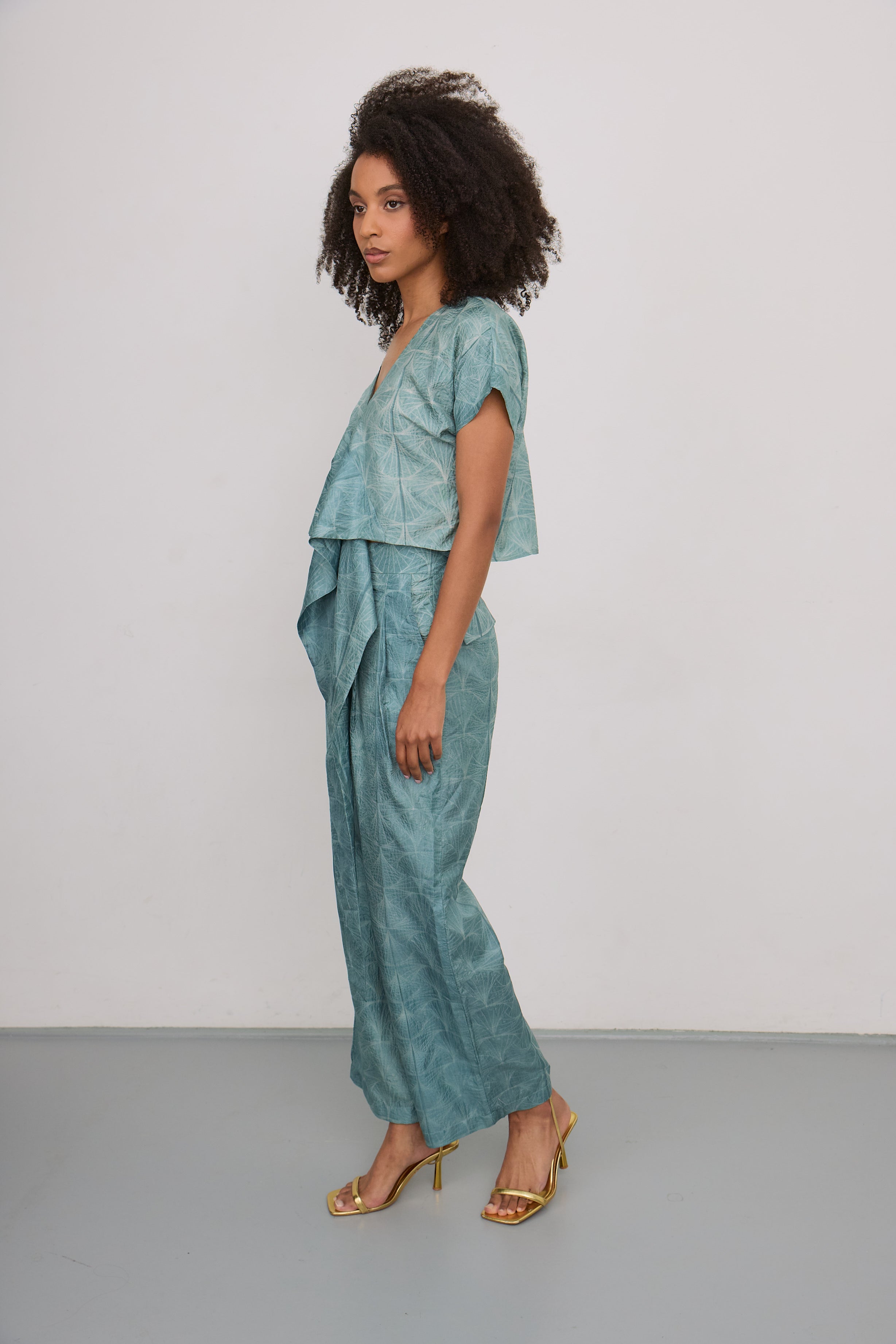 Aminatu Trouser Shibori Silk