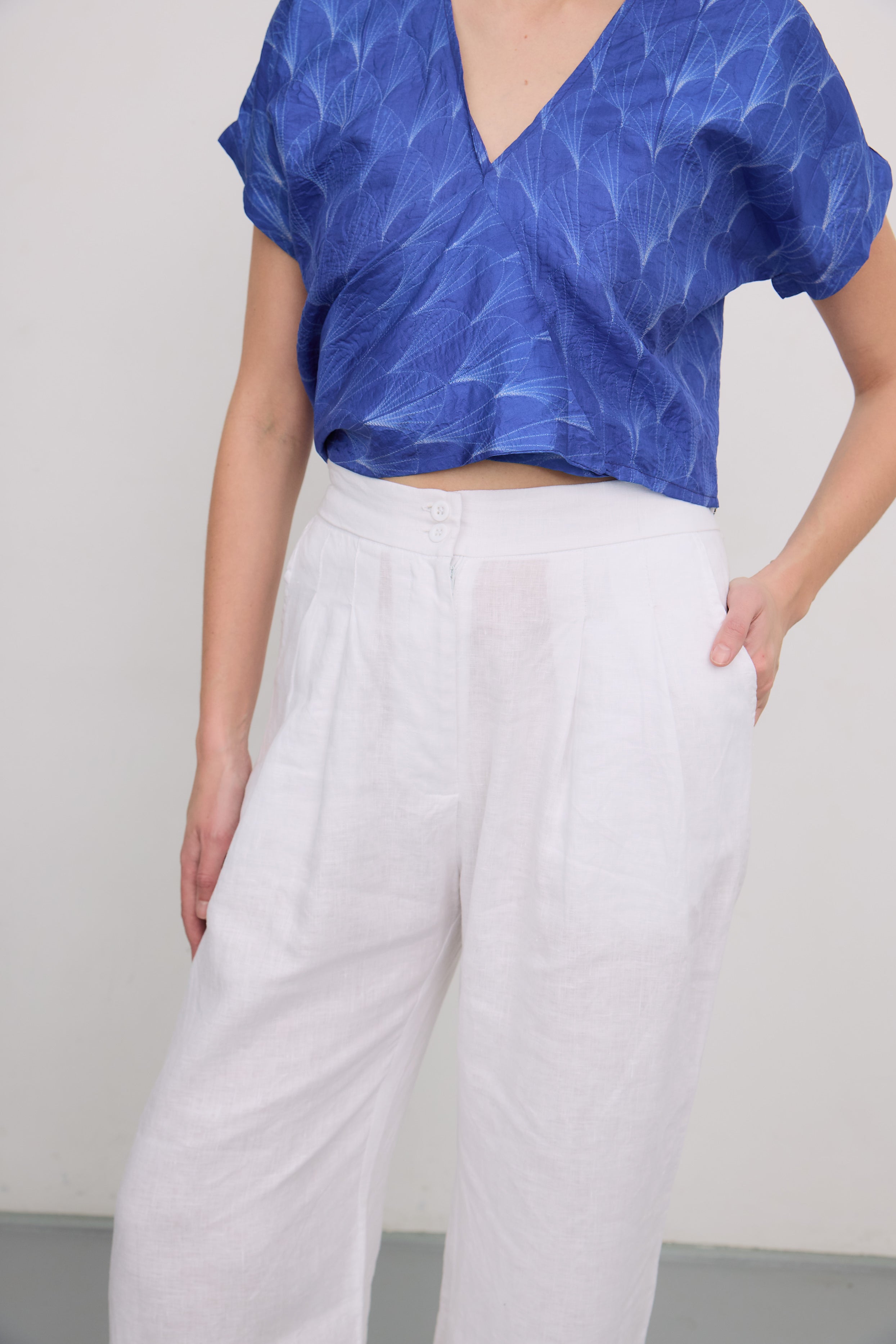 Dyha Twist Silk Top