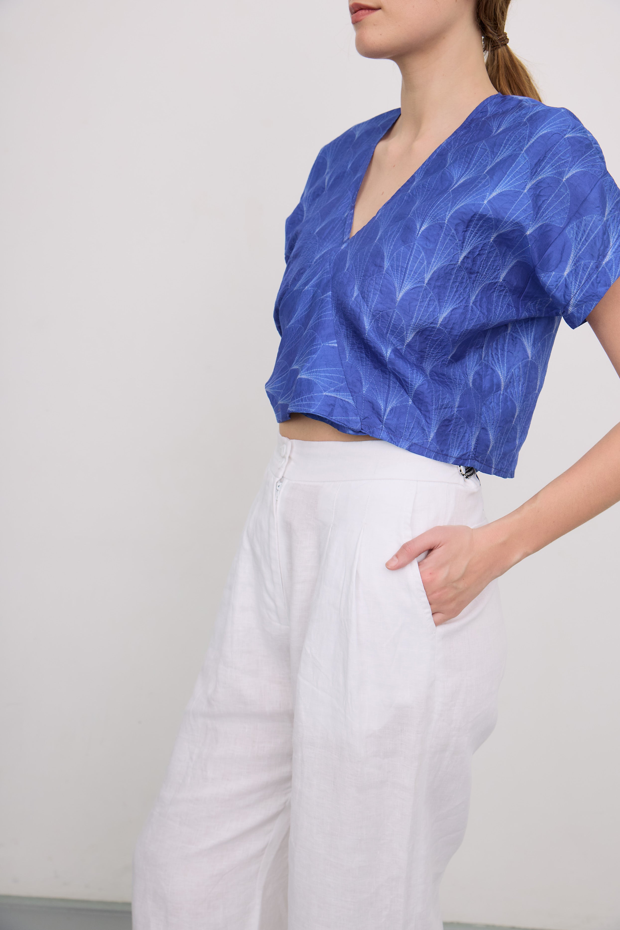 Dyha Twist Silk Top