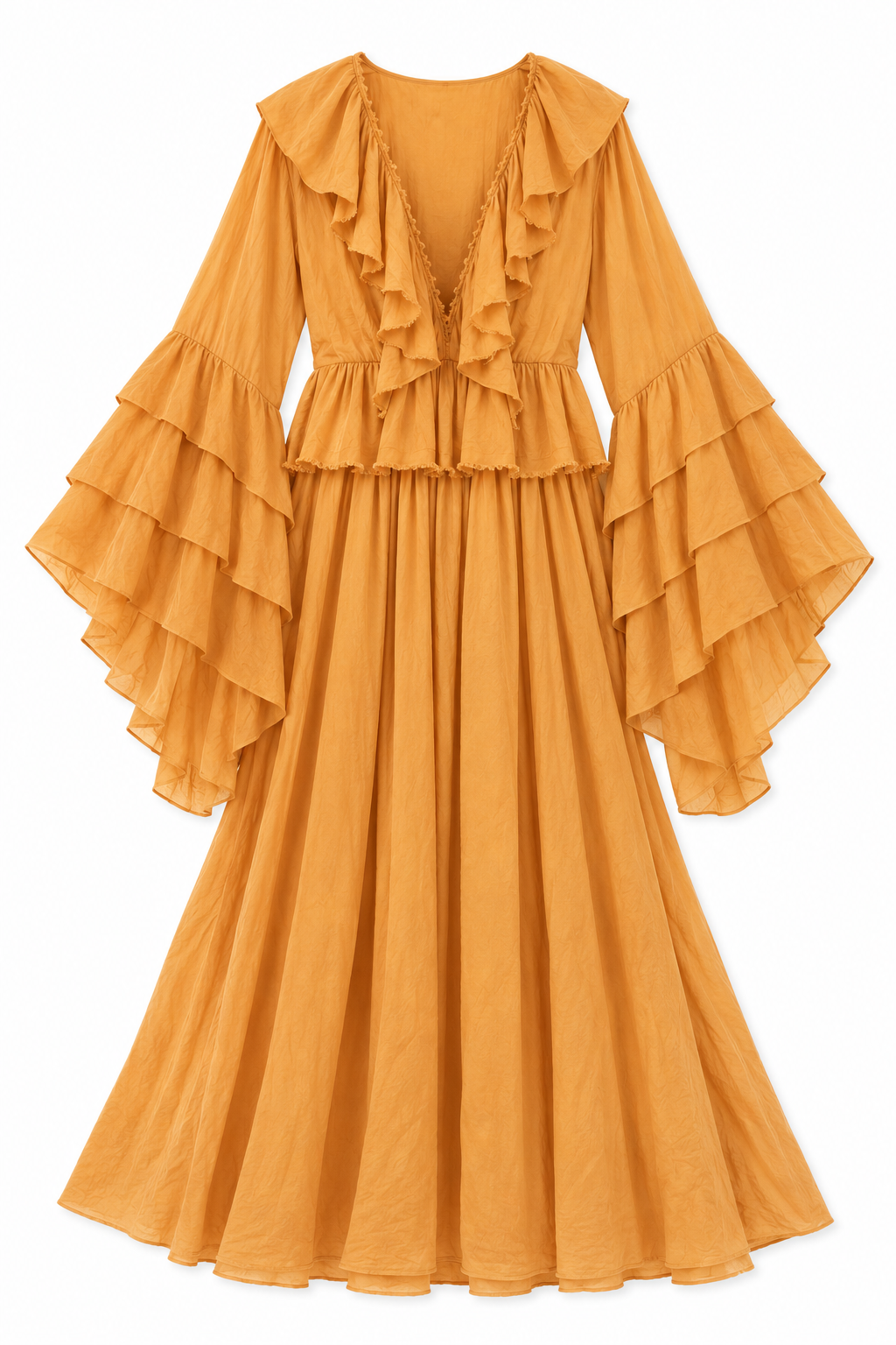 Bella Dress - Ochre Colourway