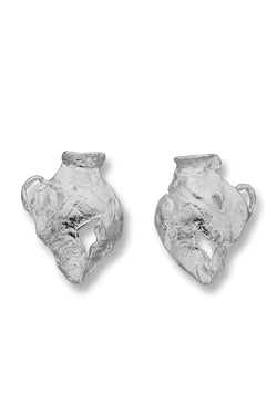 Vacation Amphora Earrings - Silver