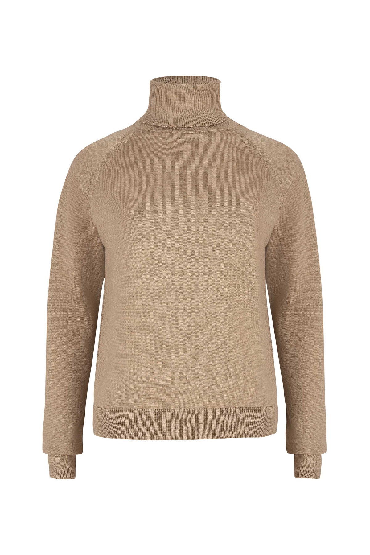 Ora 100% Merino Rollneck Beige