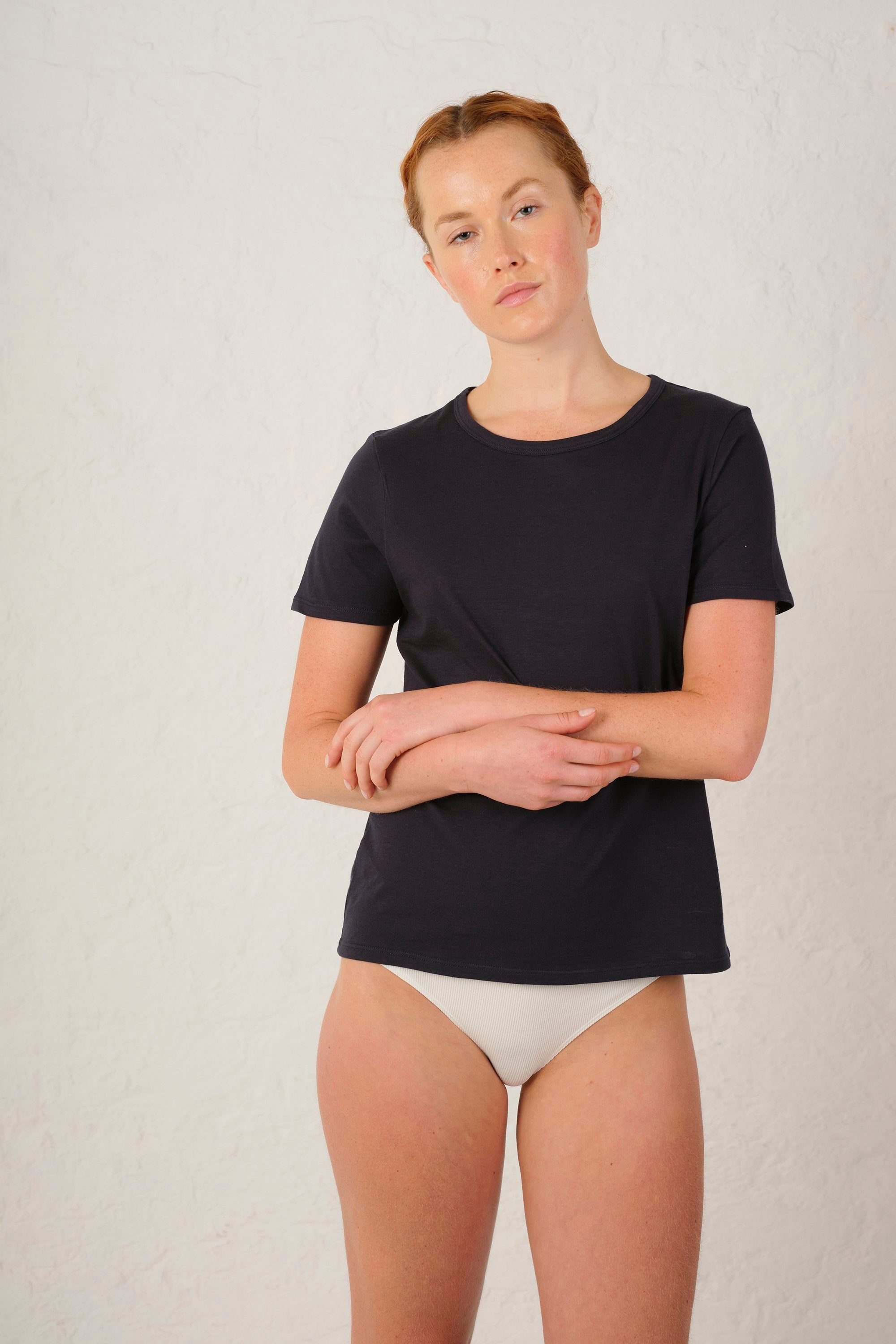 Jamie Boy Fit Tee - Black