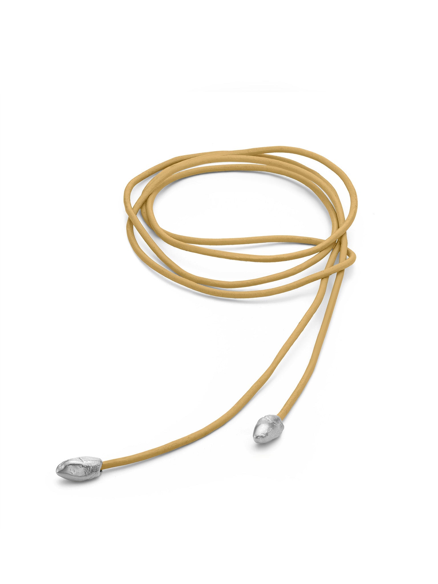 Origin Bow Necklace Silver