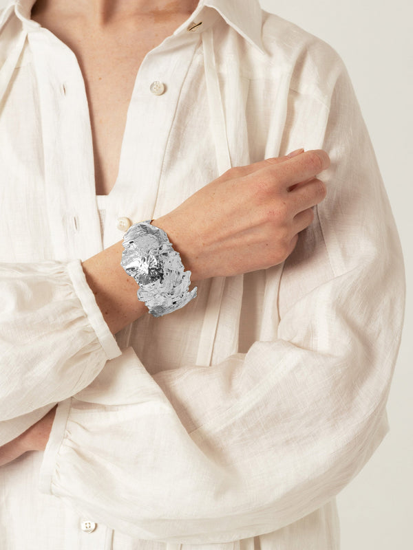 Origin Statement Bracelet Silver