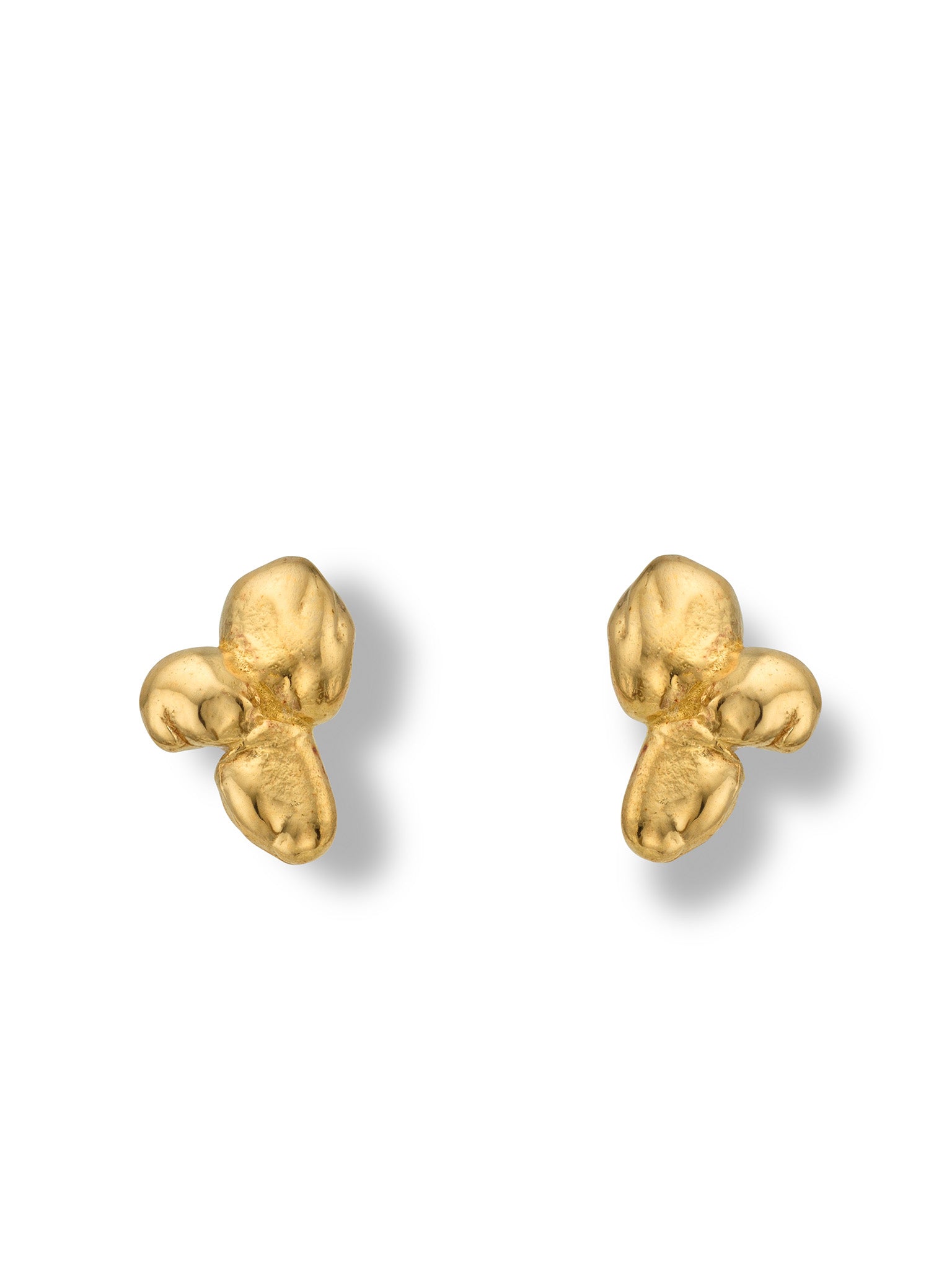 Pebbles Earrings 14k Gold