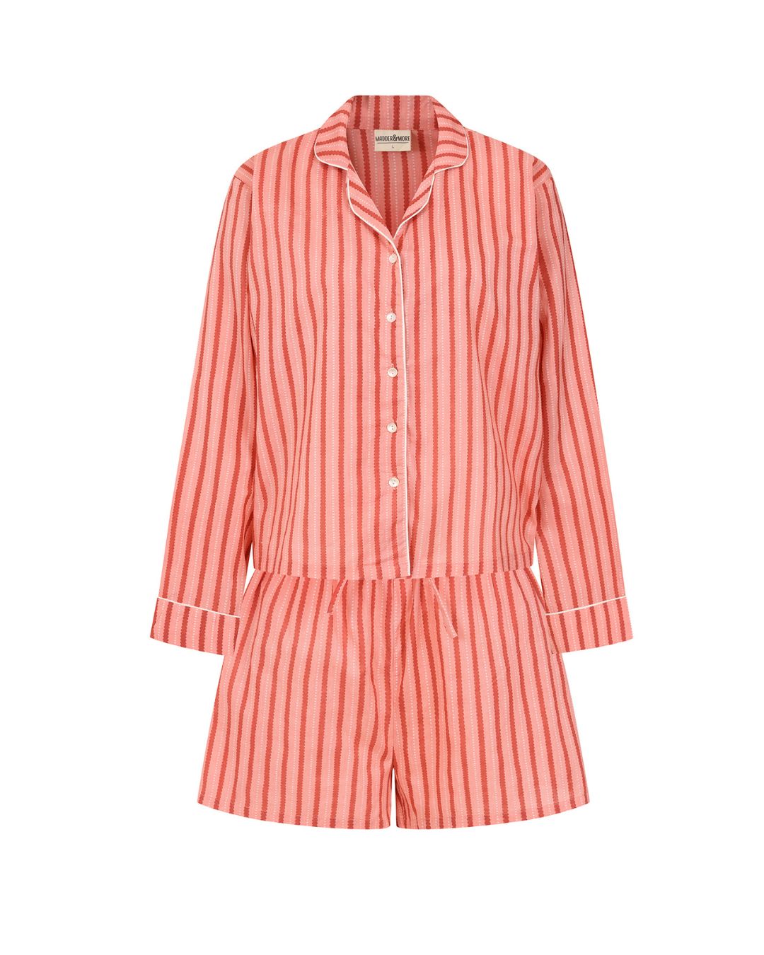 Pink Stripe Short Pyjama Set