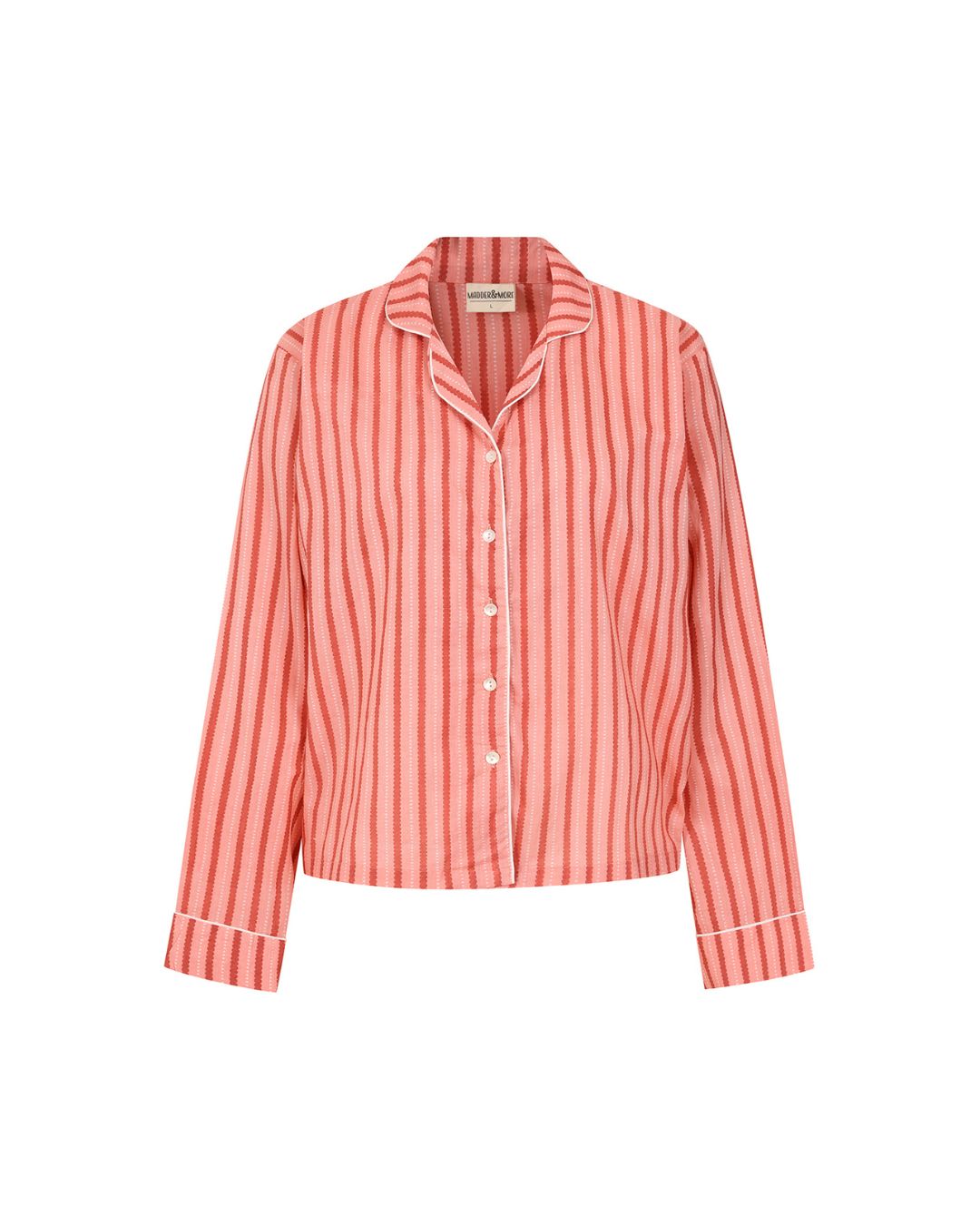 Pink Stripe Long Pyjama Set