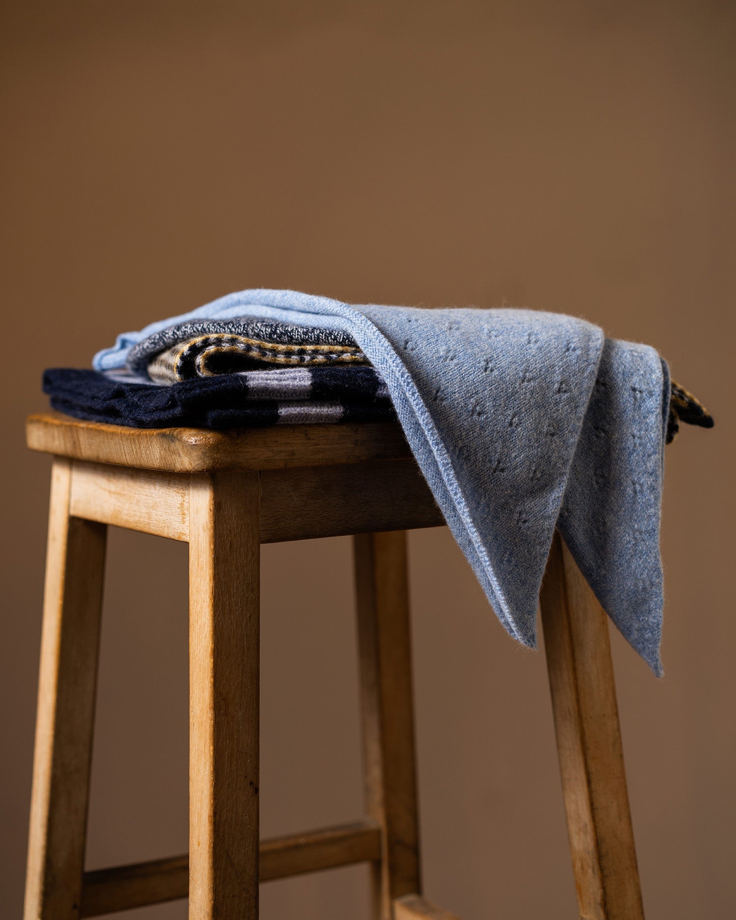 Pointelle Neckerchief | Cornflower