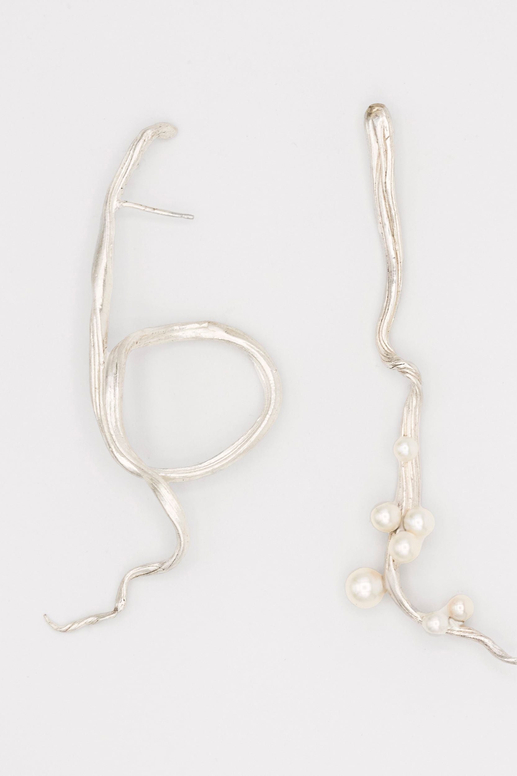 RAMO EARRINGS SILVER