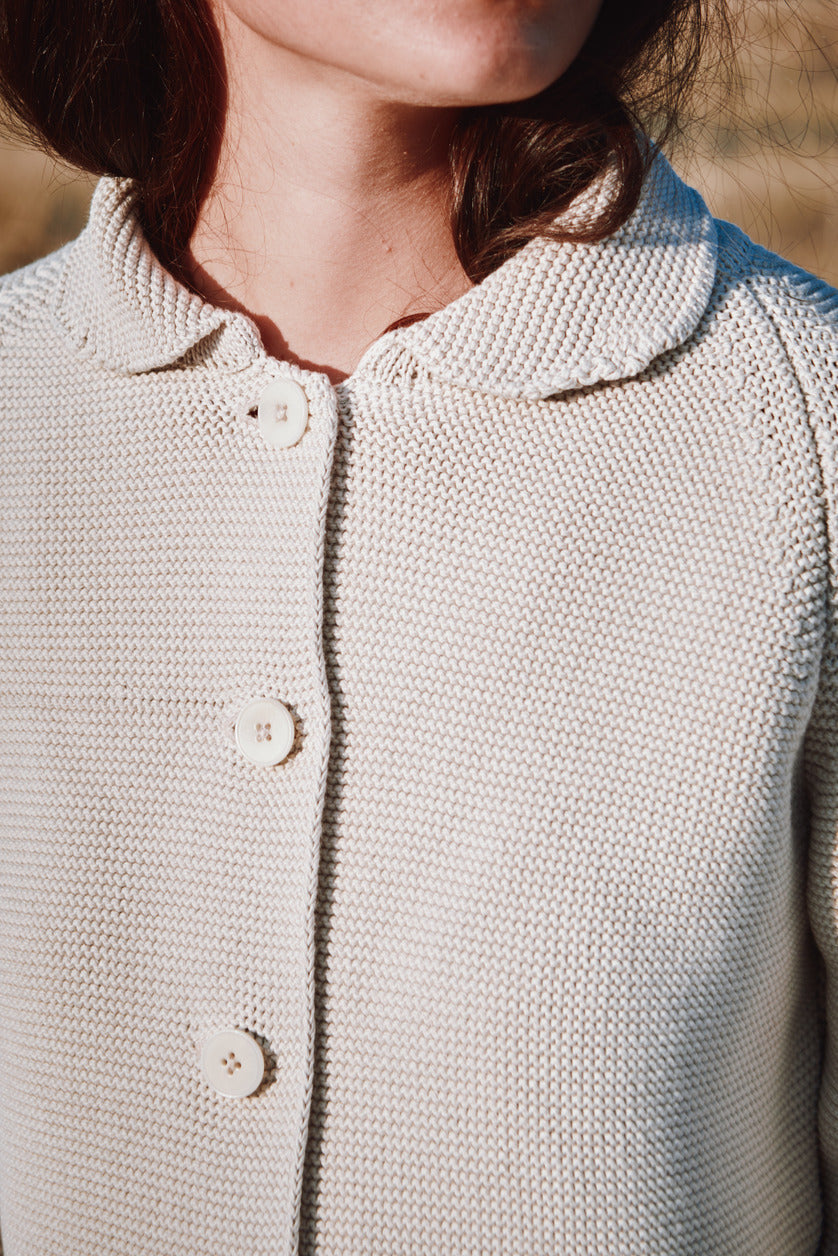 ROSA Summer Jacket in Organic Cotton - Off-white - L'ENVERS