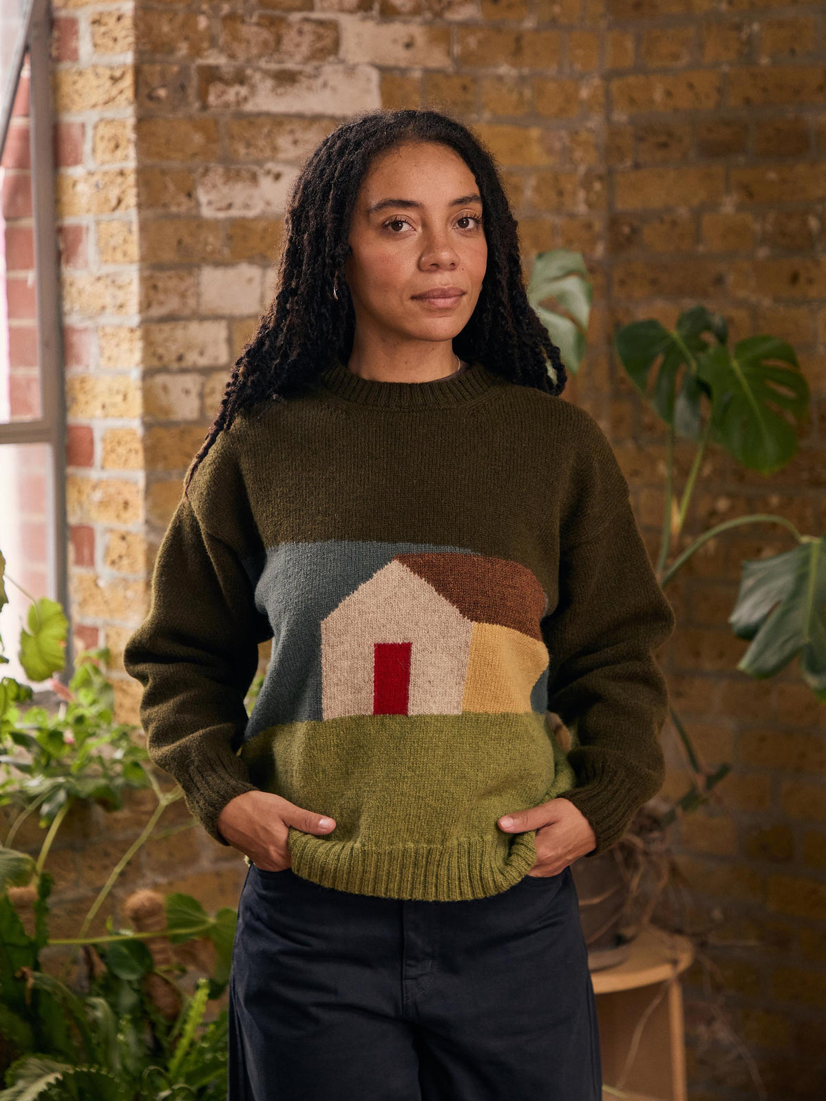 House Intarsia Jumper