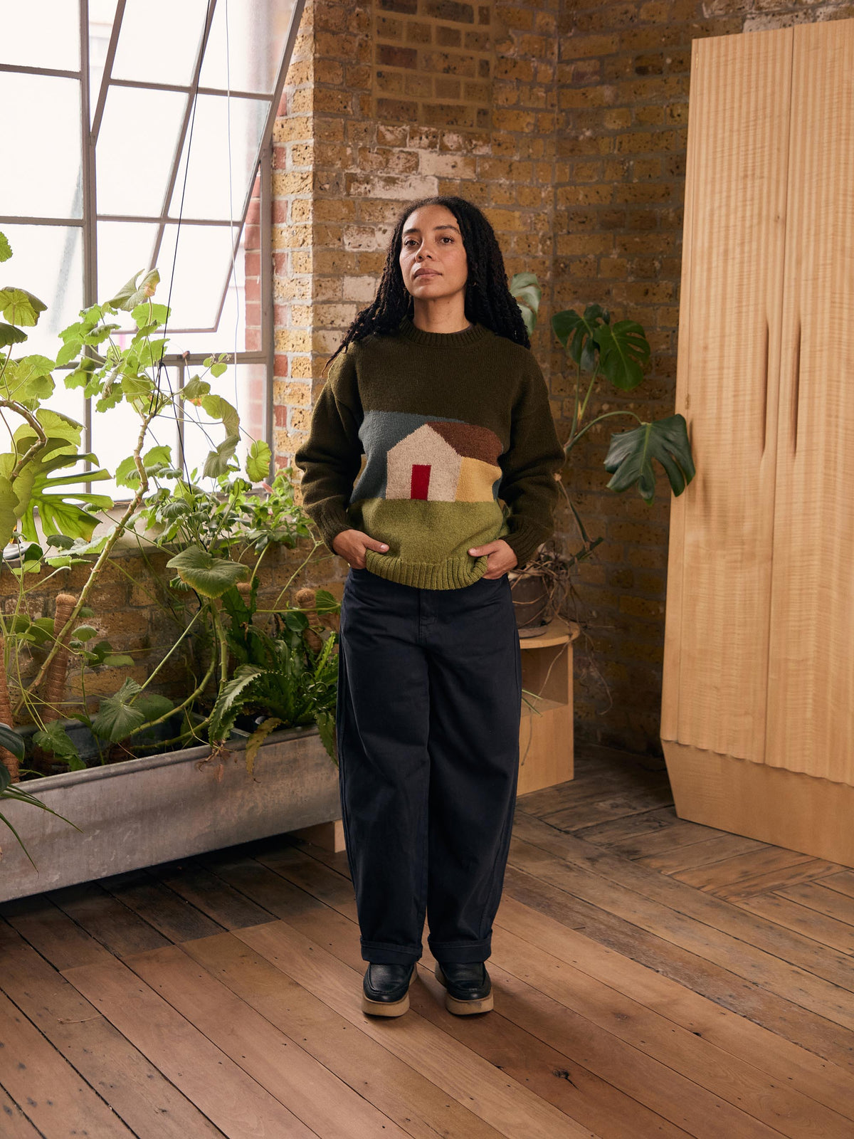 House Intarsia Jumper