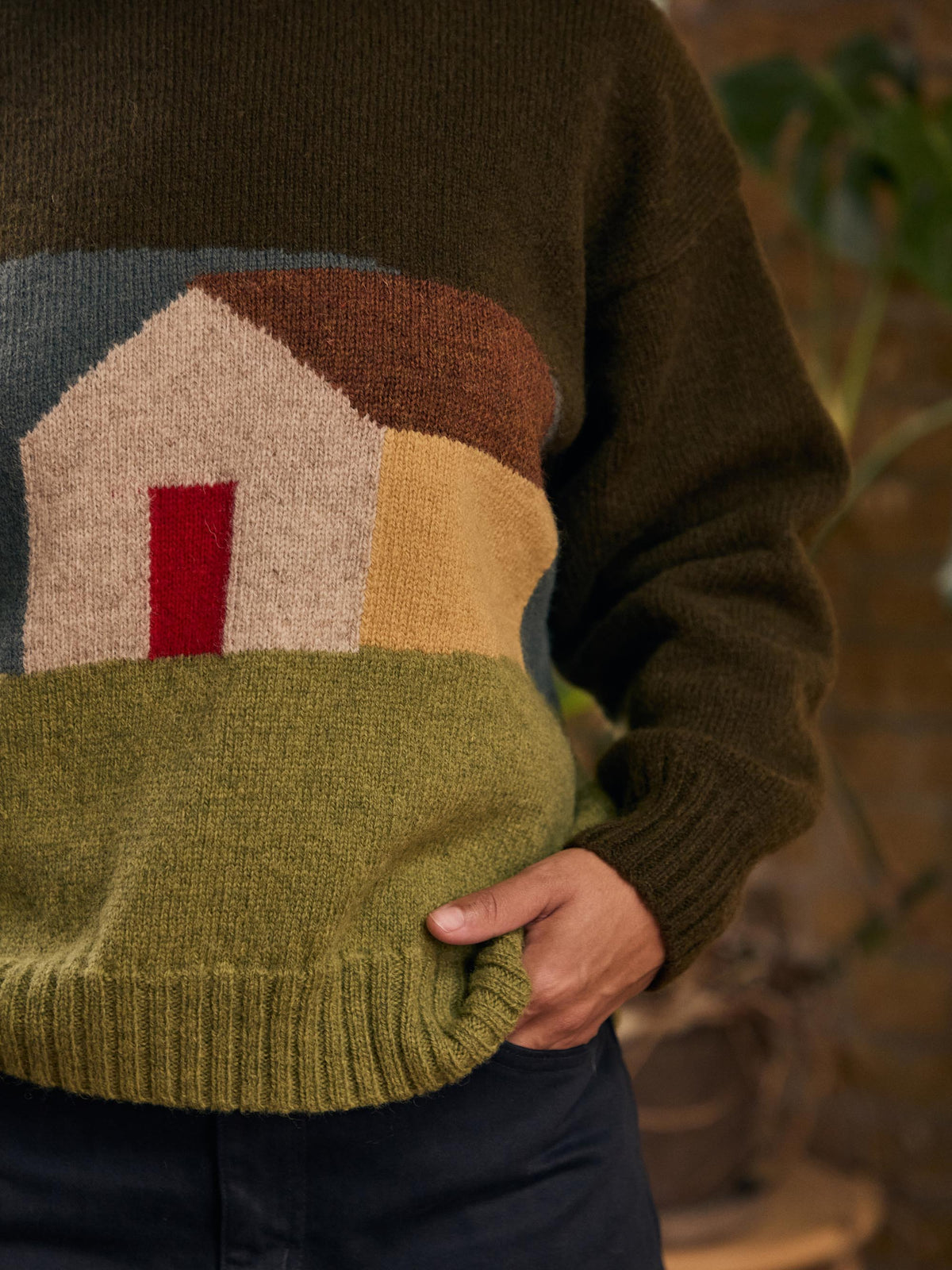 House Intarsia Jumper